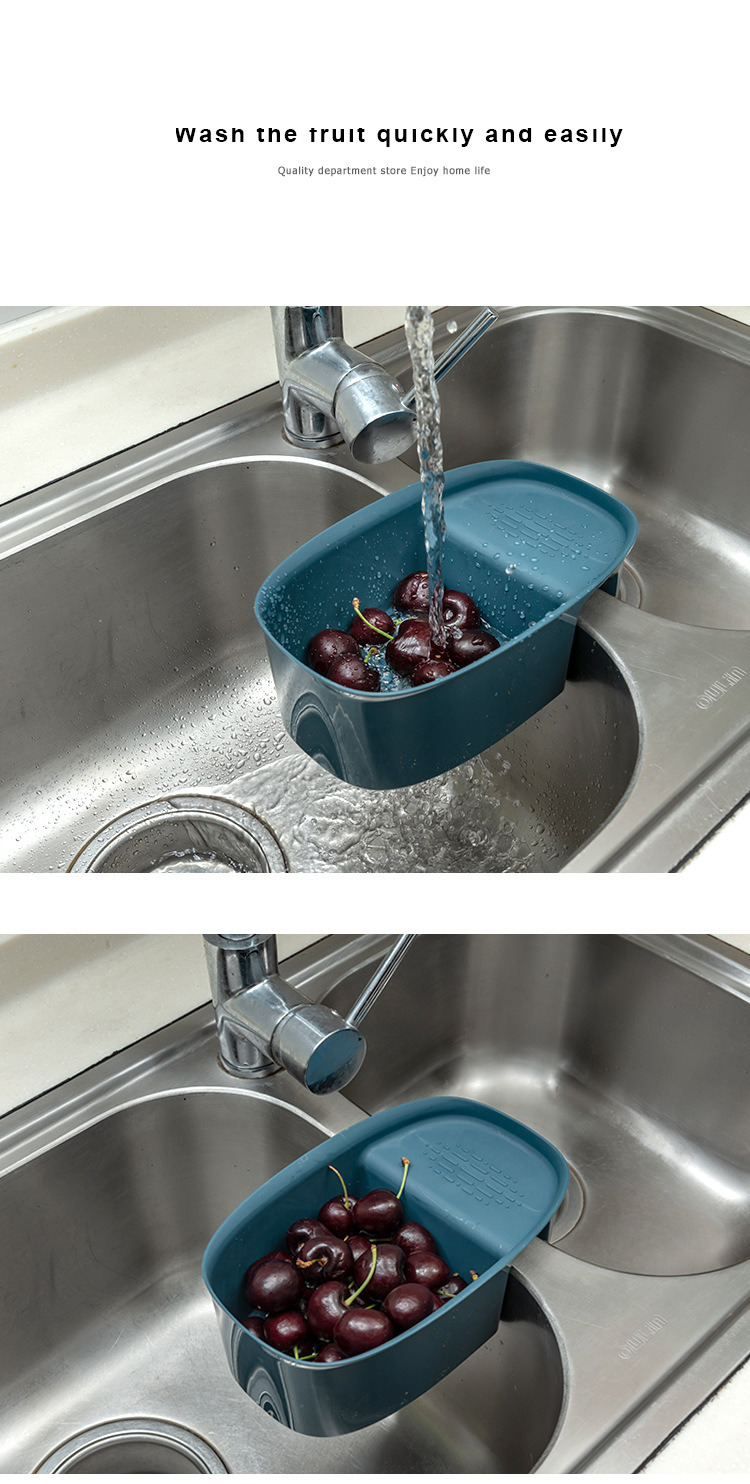 dropship Sink Kitchen Waste Garbage Basket Kitchen Supplies Storage Rack Household Complete Sink Drain Hanging Basket Storage Rack