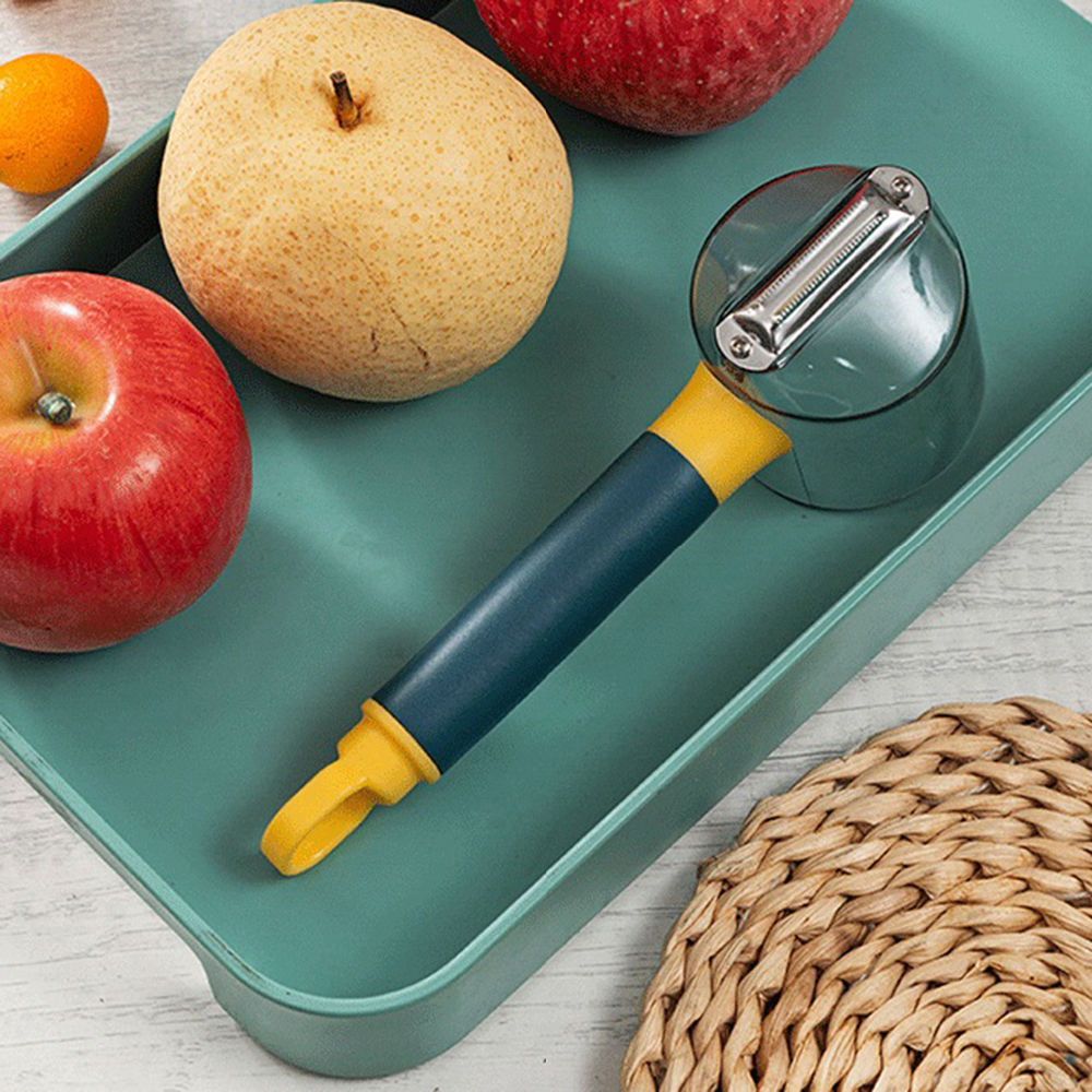 dropship Multi-Functional Storage Fruit Vegetable Peeler Pear Apple Kitchen Peeling Knife Durable Tool Apple Potato Peelers