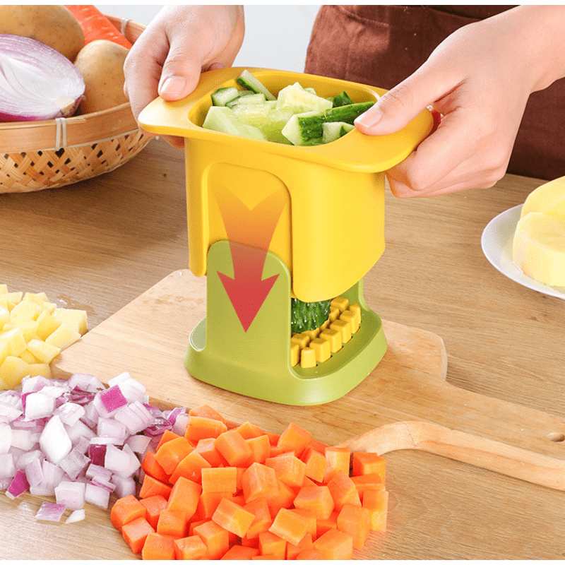 dropship 1pc Diced Onion; French Fries; Carrot And Ham; Cucumber And Potato Cutter; 5.91''×3.94''×3.35''