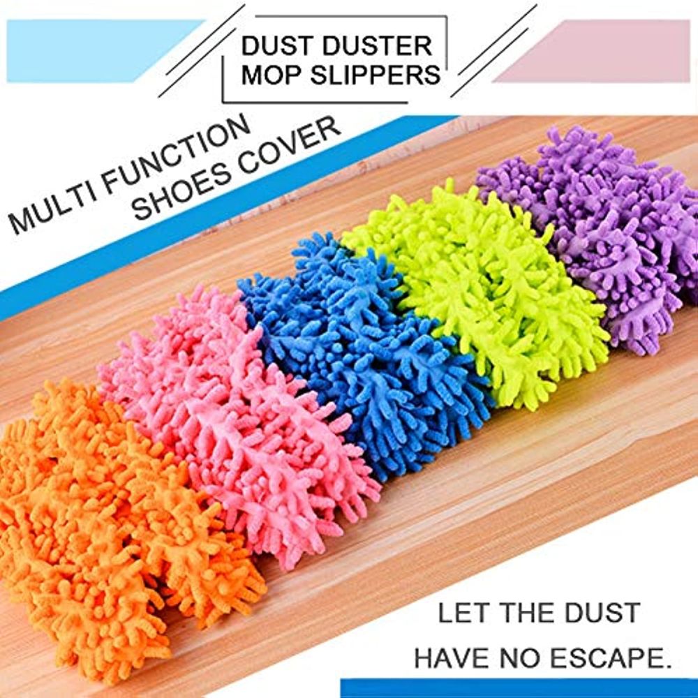 dropship Mop Slippers Dust Cleaning Slippers Cleaning Shoes Home Cloth Cleaning Shoes Cover Reusable Overshoes