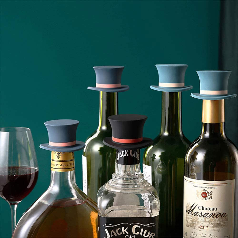 dropship 1pc/3pcs Silicone Magic Cap Corks; Wine Corks; Airtight Preservation Corks