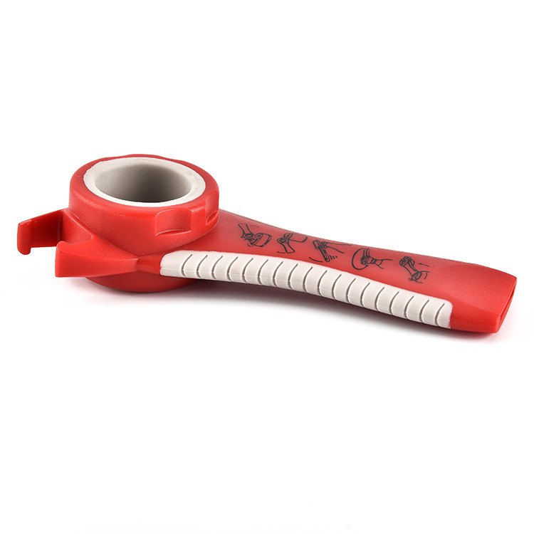dropship 5 in 1 Multi function Stainless Steel plastic Can jar bottle open can Opener Ring Bottle Opener
