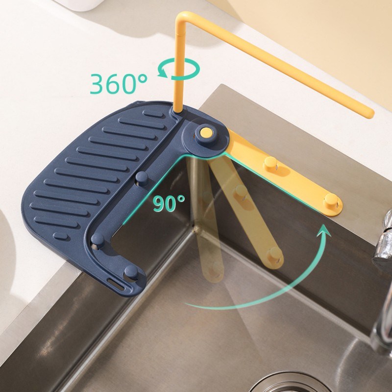 dropship 2pcs Kitchen Sink Drain Rack With Filter Multi-Functional Triangular Sink Rack Disposable Kitchen Waste Filter