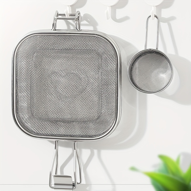 dropship Sandwich Toaster Bread Grill Net Stainless Steel Sandwich Grilling Basket Foldable Sandwich Baking Tool Oven Food Grill Rack