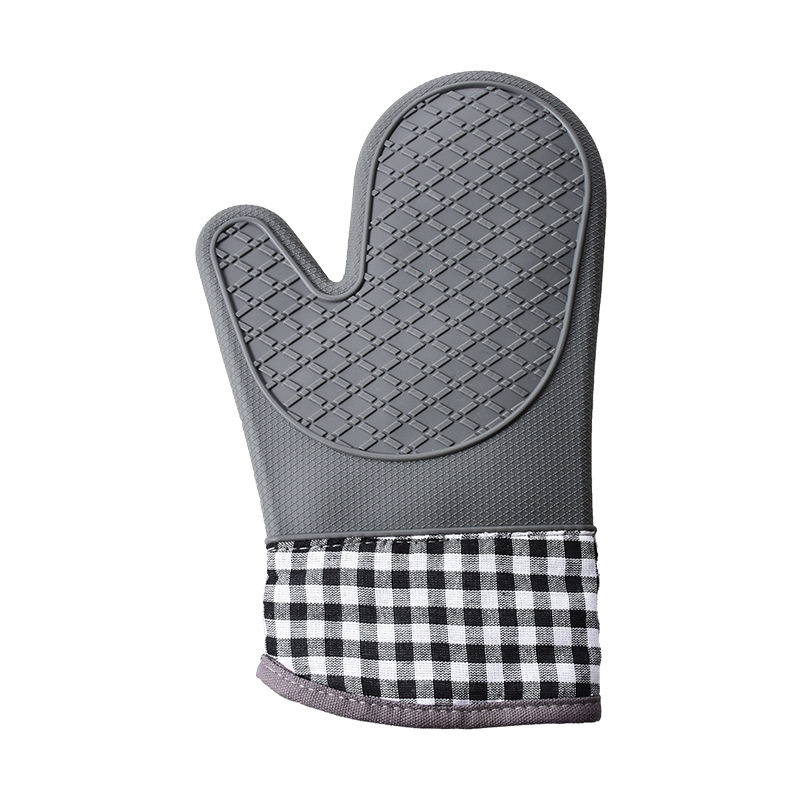 dropship 1pcs Silicone Oven Mitts; Heat Insulation Pad; Microwave Oven Gloves