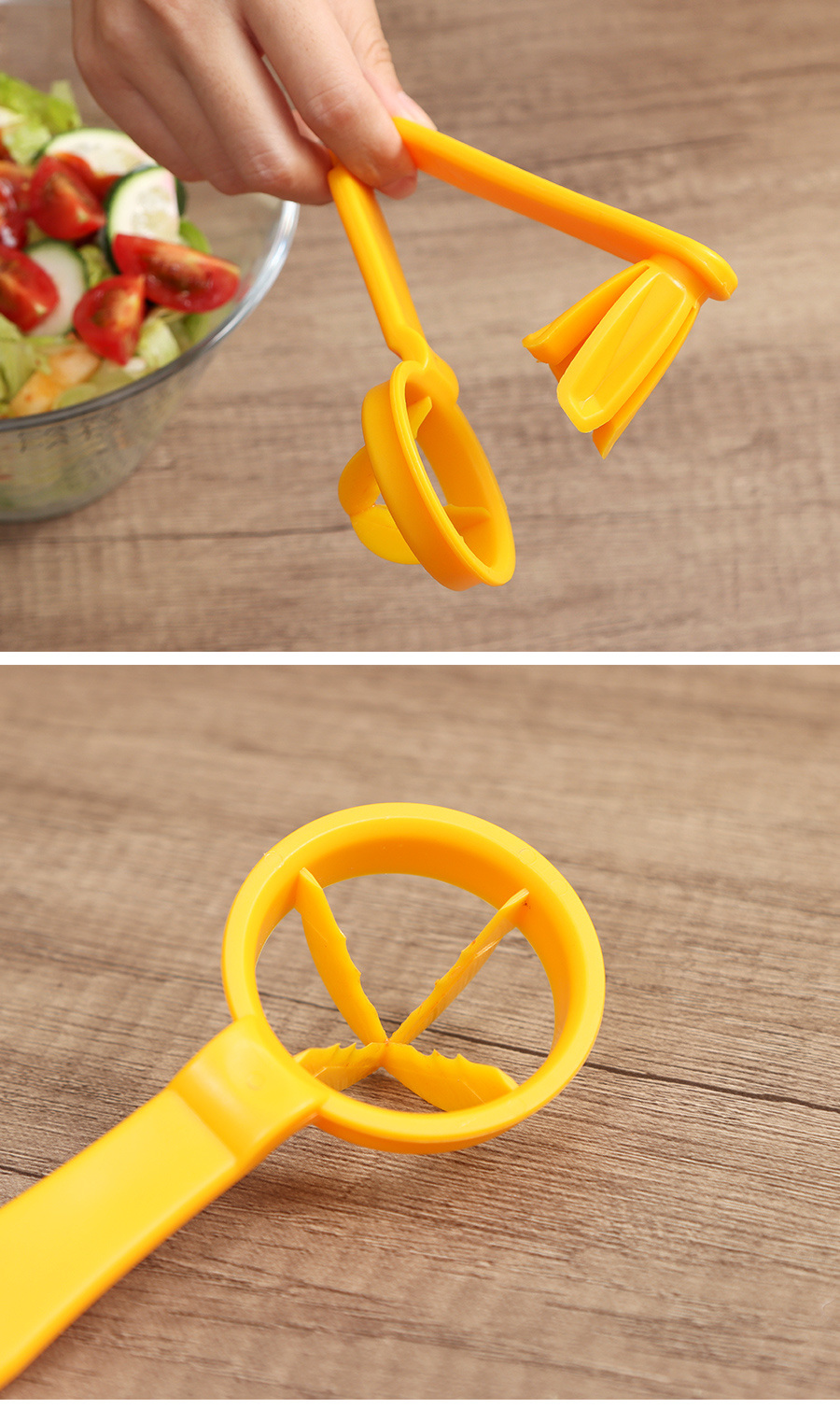 dropship 1pc Tomato Slicer Cutter Grape Tools Cherry Kitchen Pizza Fruit Splitter; Small Tomatoes Accessories Manual Cut Gadget