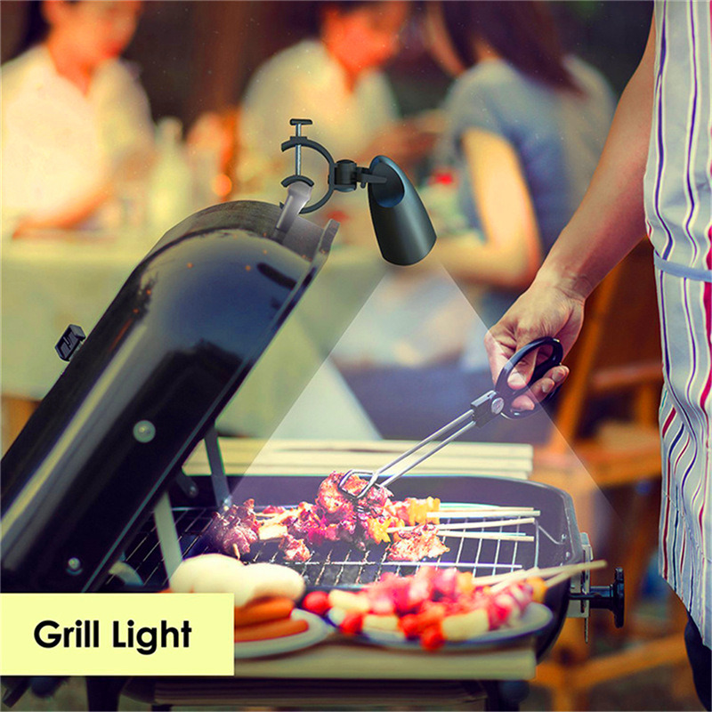 dropship Portable Grill BBQ Lights Barbecue Grilling LED Smart Touch Lighting Heat Resistant Waterproof Night Lamp BBQ Camp Accessories