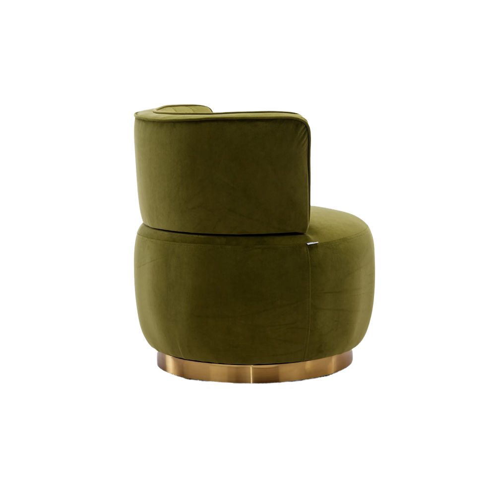 dropship 360 Degree Swivel Cuddle Barrel Accent Sofa Chairs, Round Armchairs with Wide Upholstered, Fluffy Velvet Fabric Chair for Living Room, Bedroom, Office, Waiting Rooms