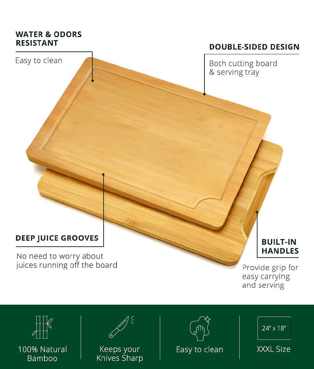 dropship Organic Bamboo Architecture Household Kitchen Accesionse Cutting Board