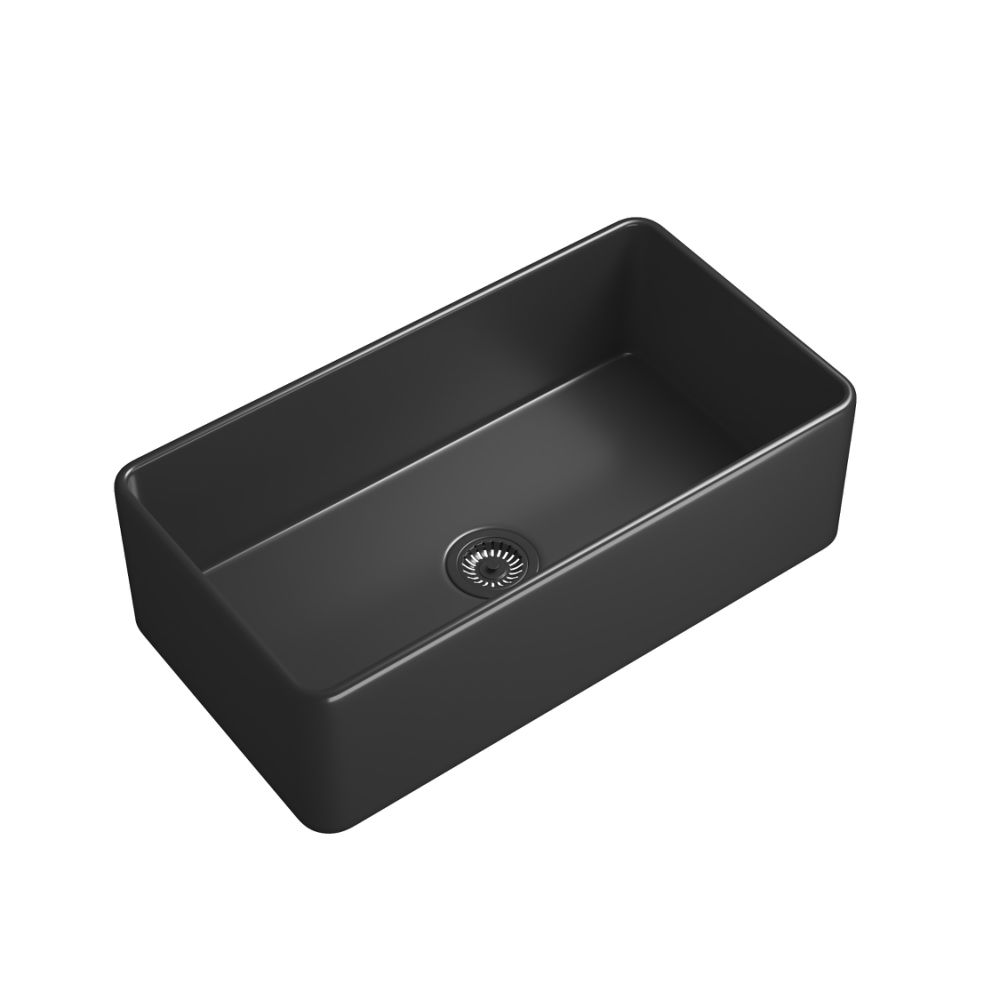 dropship Inch White Farmhouse Sink Deep Apron Sink Undermount Farmhouse Kitchen Sink Single Farm Sink