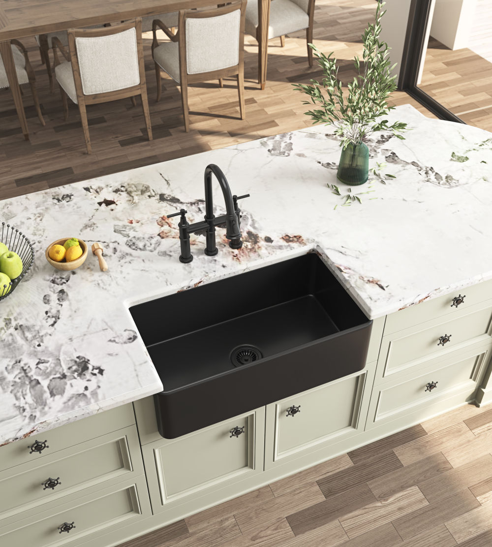 dropship Inch White Farmhouse Sink Deep Apron Sink Undermount Farmhouse Kitchen Sink Single Farm Sink