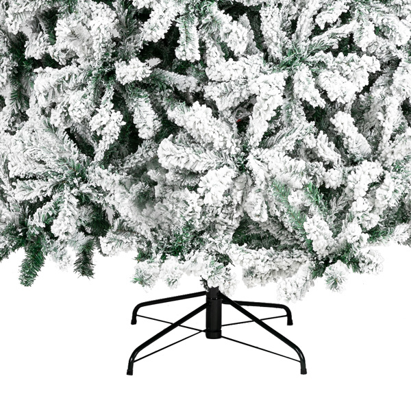 dropship 7.5ft Automatic Tree Structure PVC Material Green Flocking 1450 Branches Christmas Tree