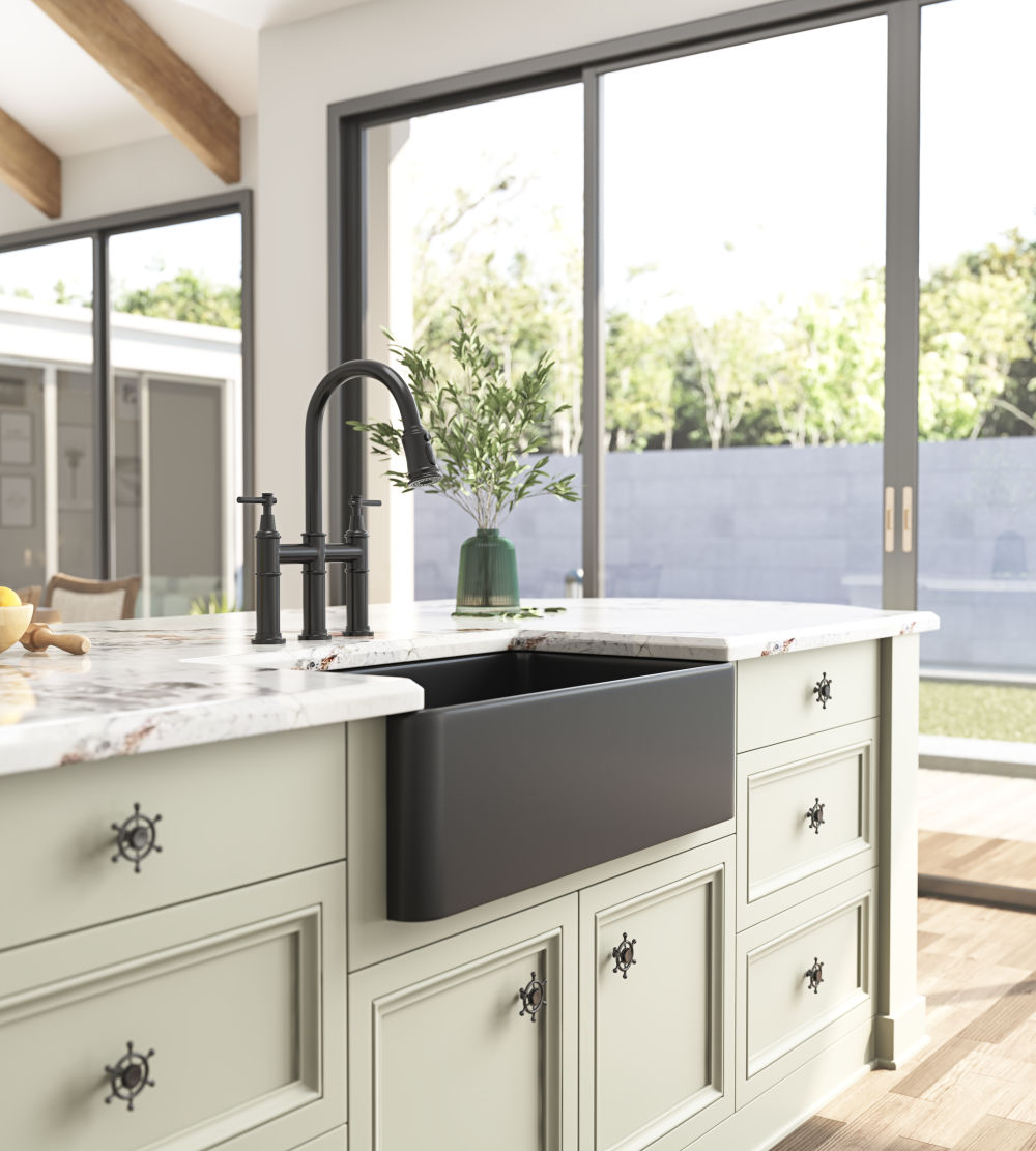 dropship Inch White Farmhouse Sink Deep Apron Sink Undermount Farmhouse Kitchen Sink Single Farm Sink
