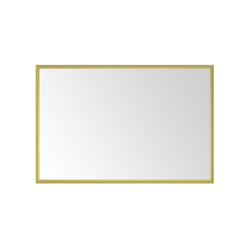 dropship 60in. W x 48 in. H Metal Framed Bathroom Mirror for Wall, X Inch Rectangle Mirror, Bathroom Vanity Mirror Farmhouse, Anti-Rust, Hangs Horizontally or Vertically