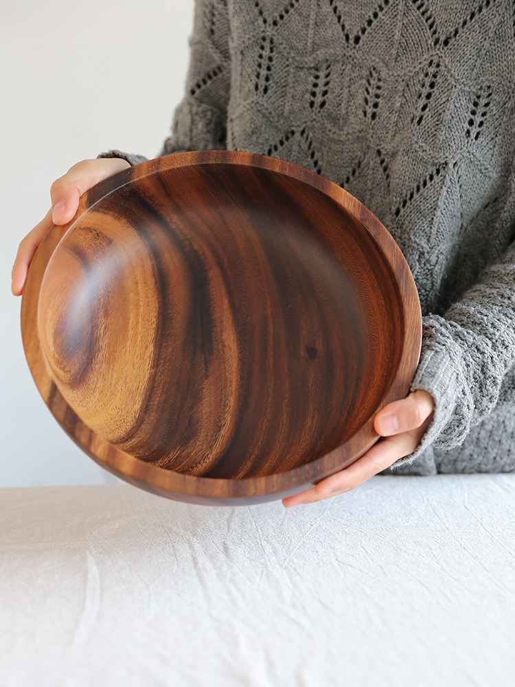 dropship Acacia wooden bowl wooden tableware