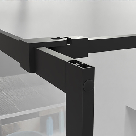 dropship Goodyo 34" X 72" Shower Door Walk-in Black Finish