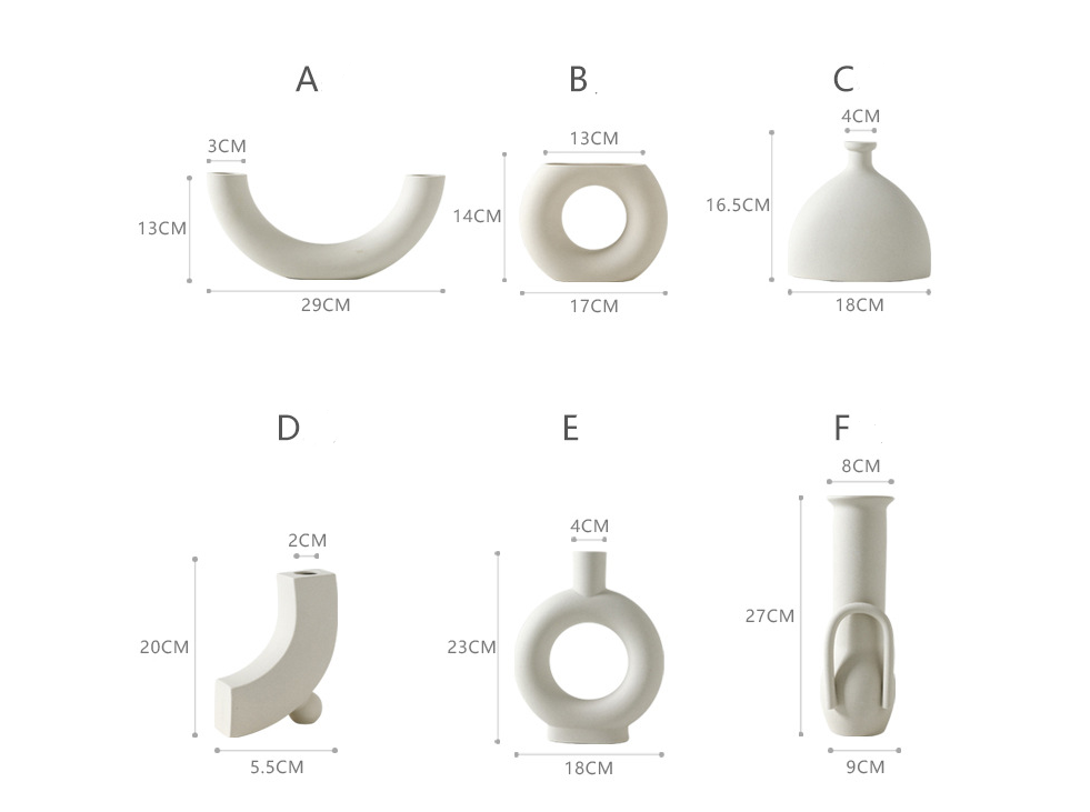 dropship Nordic decoration ceramic vase