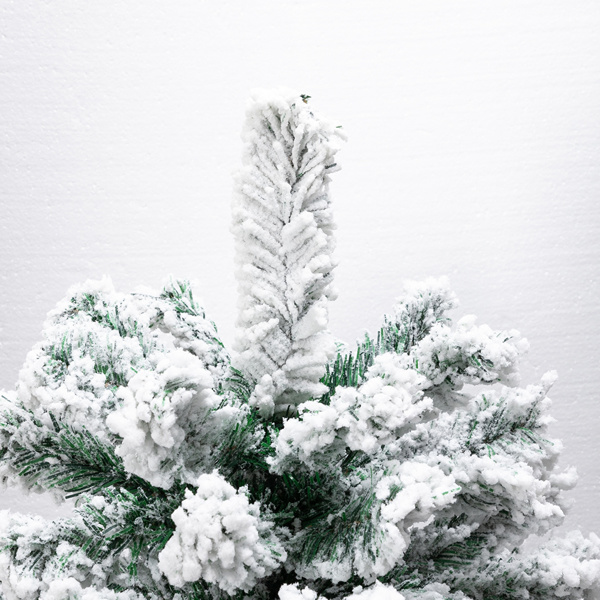 dropship 7.5ft Automatic Tree Structure PVC Material Green Flocking 1450 Branches Christmas Tree