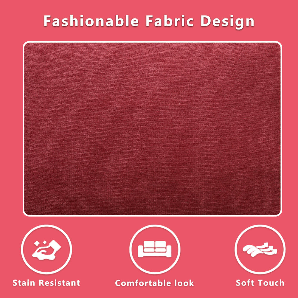 dropship Rad Flannelette 4-Piece Couch Living Room Sofabed