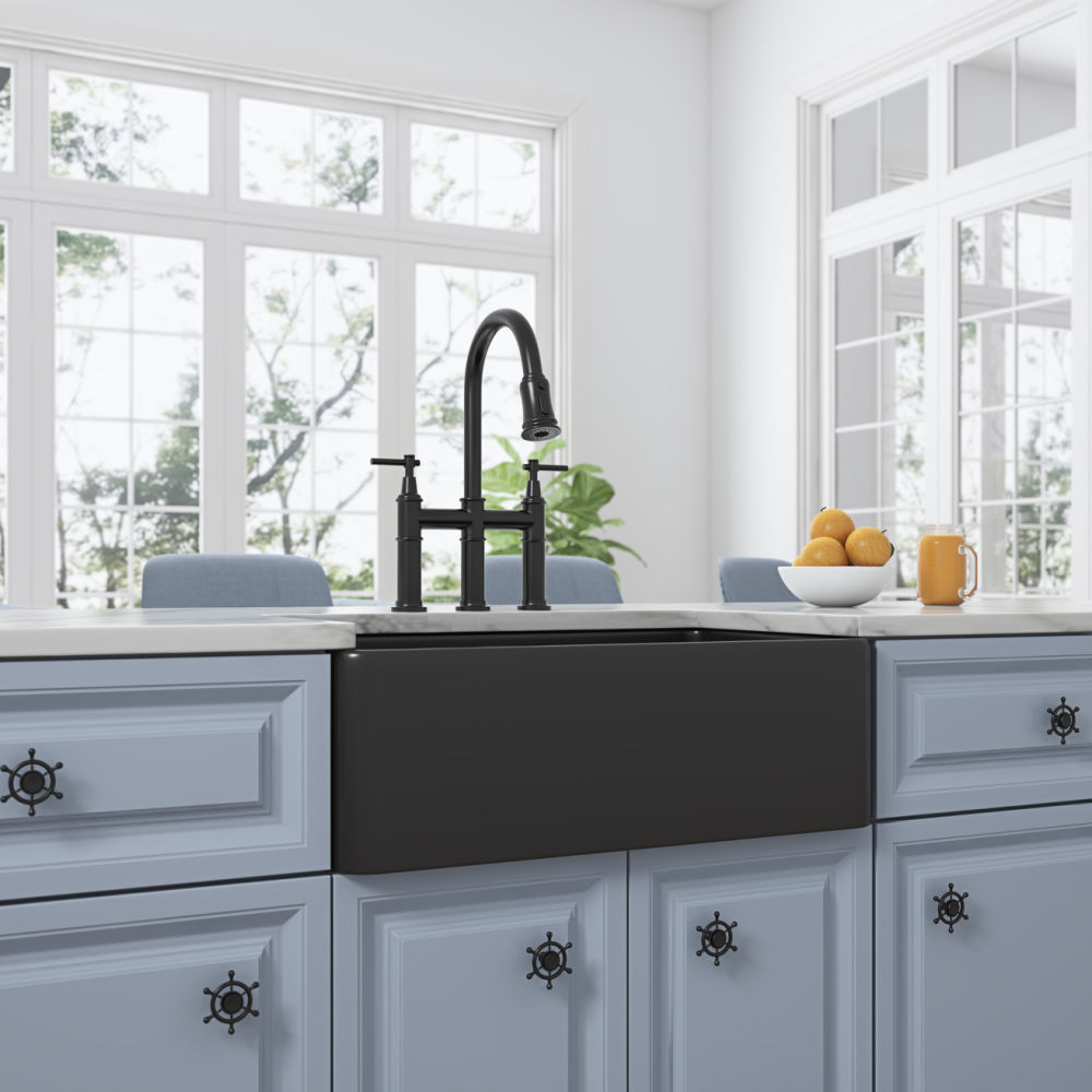 dropship Inch White Farmhouse Sink Deep Apron Sink Undermount Farmhouse Kitchen Sink Single Farm Sink