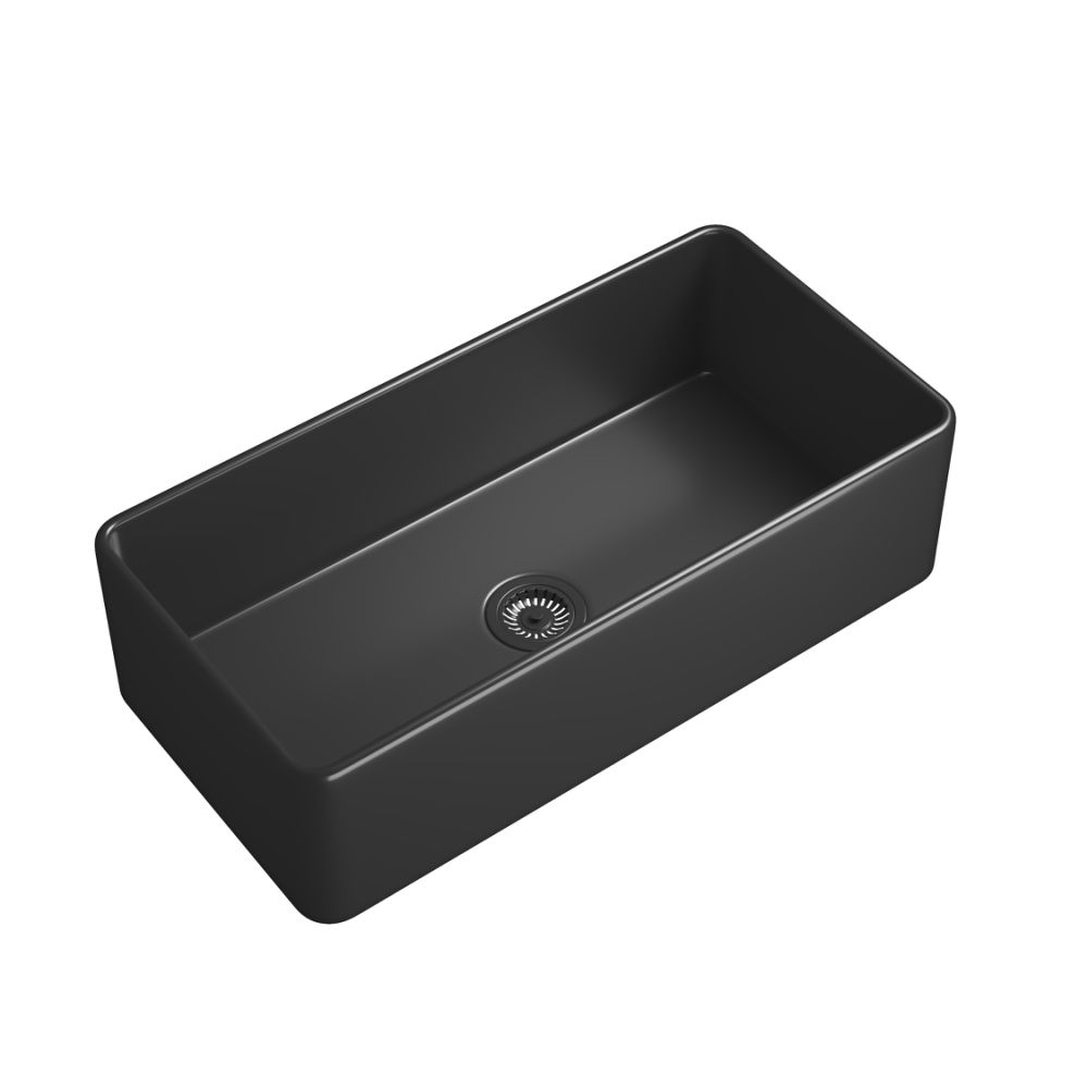 dropship Inch White Farmhouse Sink Deep Apron Sink Undermount Farmhouse Kitchen Sink Single Farm Sink