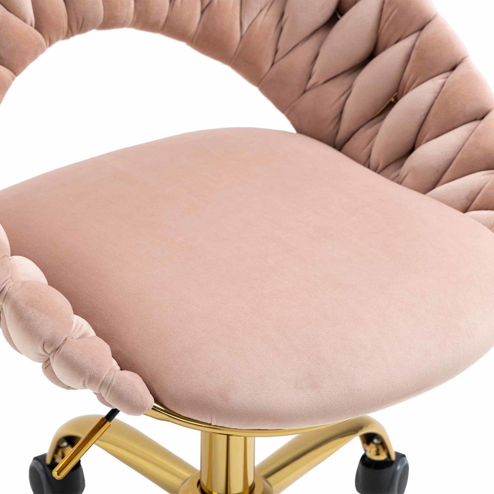 dropship COOLMORE Computer Chair Office Chair Adjustable Swivel Chair Fabric Seat Home Study Chair
