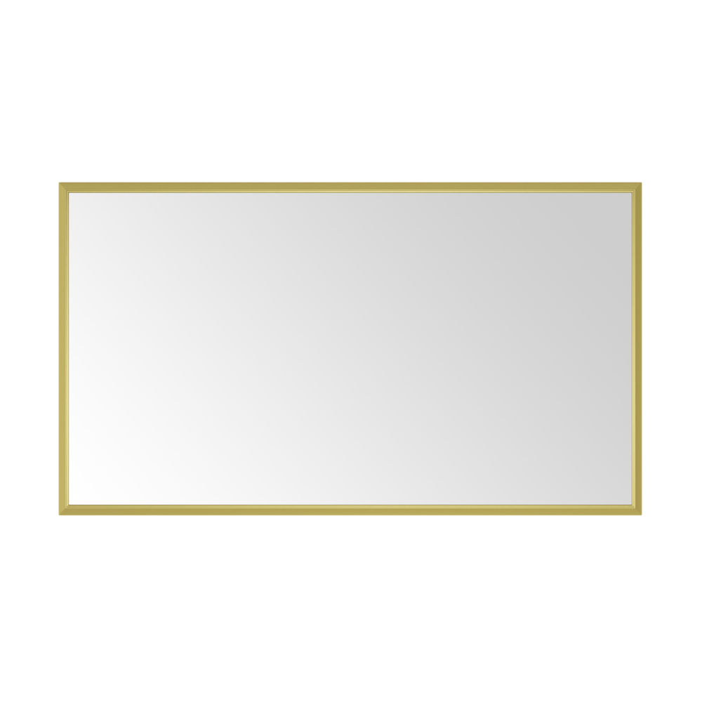 dropship 84in. W x 48in. H Metal Framed Bathroom Mirror for Wall, X Inch Rectangle Mirror, Bathroom Vanity Mirror Farmhouse, Anti-Rust, Hangs Horizontally or Vertically