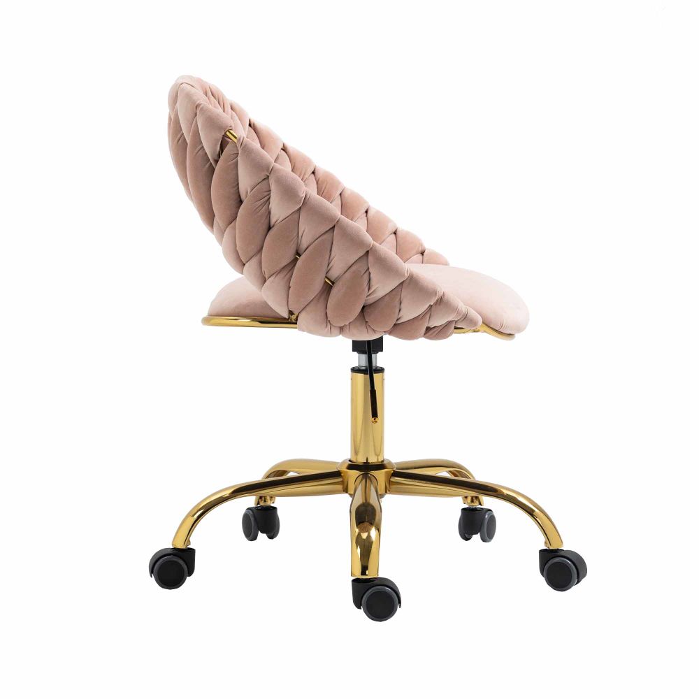 dropship COOLMORE Computer Chair Office Chair Adjustable Swivel Chair Fabric Seat Home Study Chair