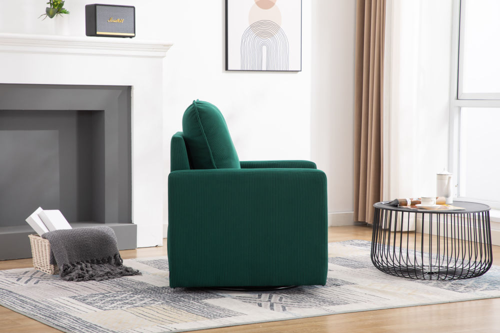dropship COOLMORE Swivel Barrel Chair, Comfy Round Accent Sofa Chair for Living Room, 360 Degree Swivel Barrel Club Chair, Leisure Arm Chair for Nursery, Hotel, Bedroom, Office, Lounge