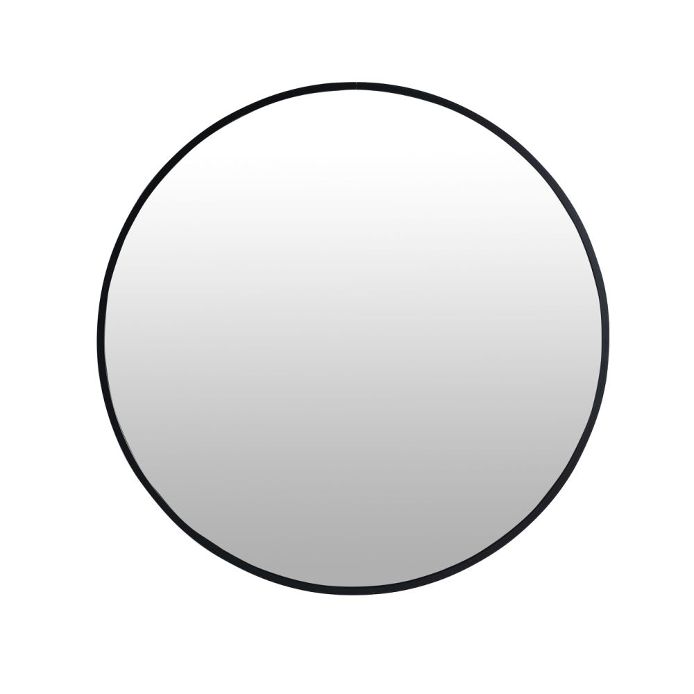 dropship 24" Large Round Black Circular Mirror