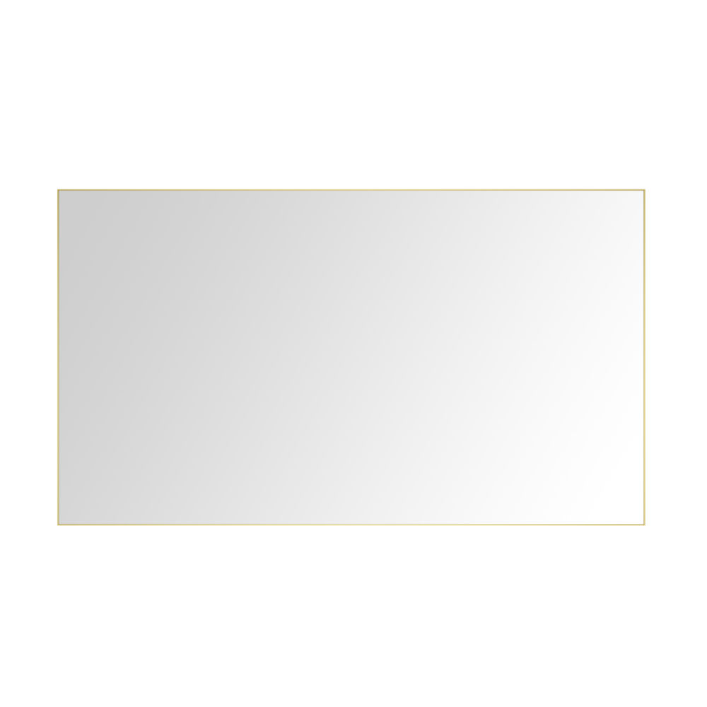 dropship 84in. W x 48in. H Oversized Rectangular Black Framed LED Mirror Anti-Fog Dimmable Wall Mount Bathroom Vanity Mirror HD Wall Mirror Kit For Gym And Dance Studio 48X 72Inches With Safety Ba