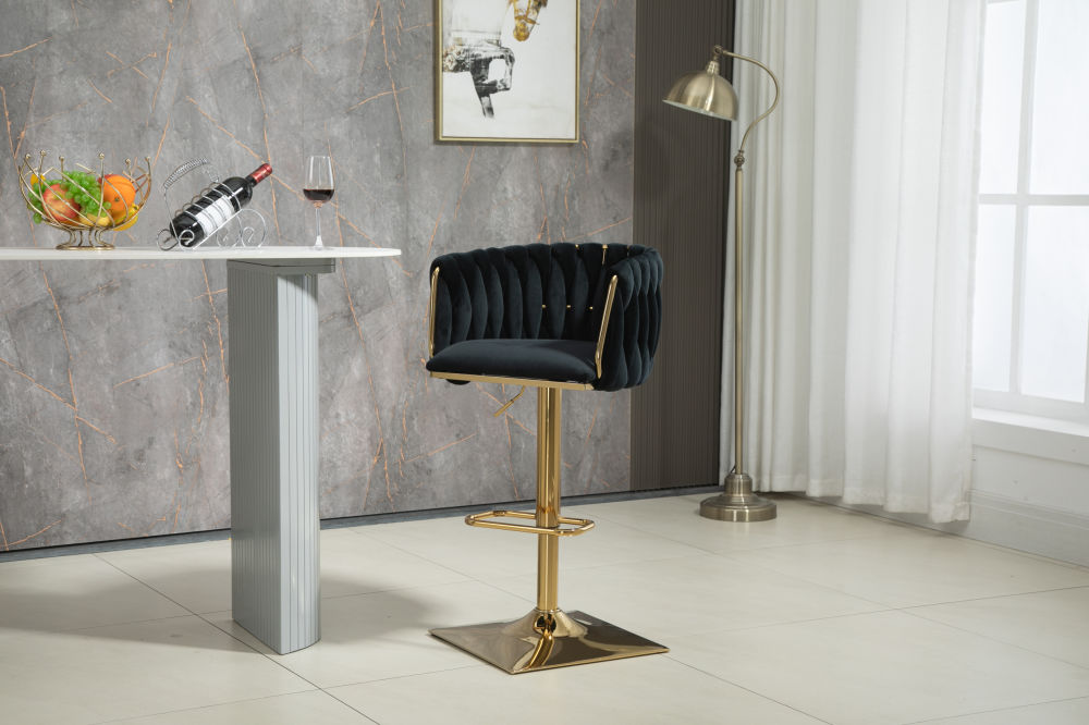dropship COOLMORE Vintage Bar Stools with Back and Footrest Counter Height Dining Chairs 2PC/SET