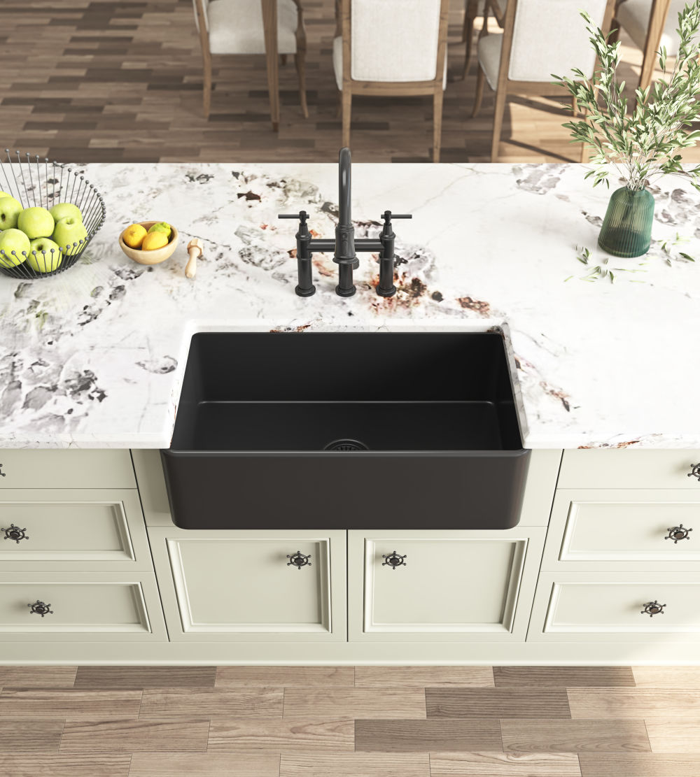 dropship Inch White Farmhouse Sink Deep Apron Sink Undermount Farmhouse Kitchen Sink Single Farm Sink