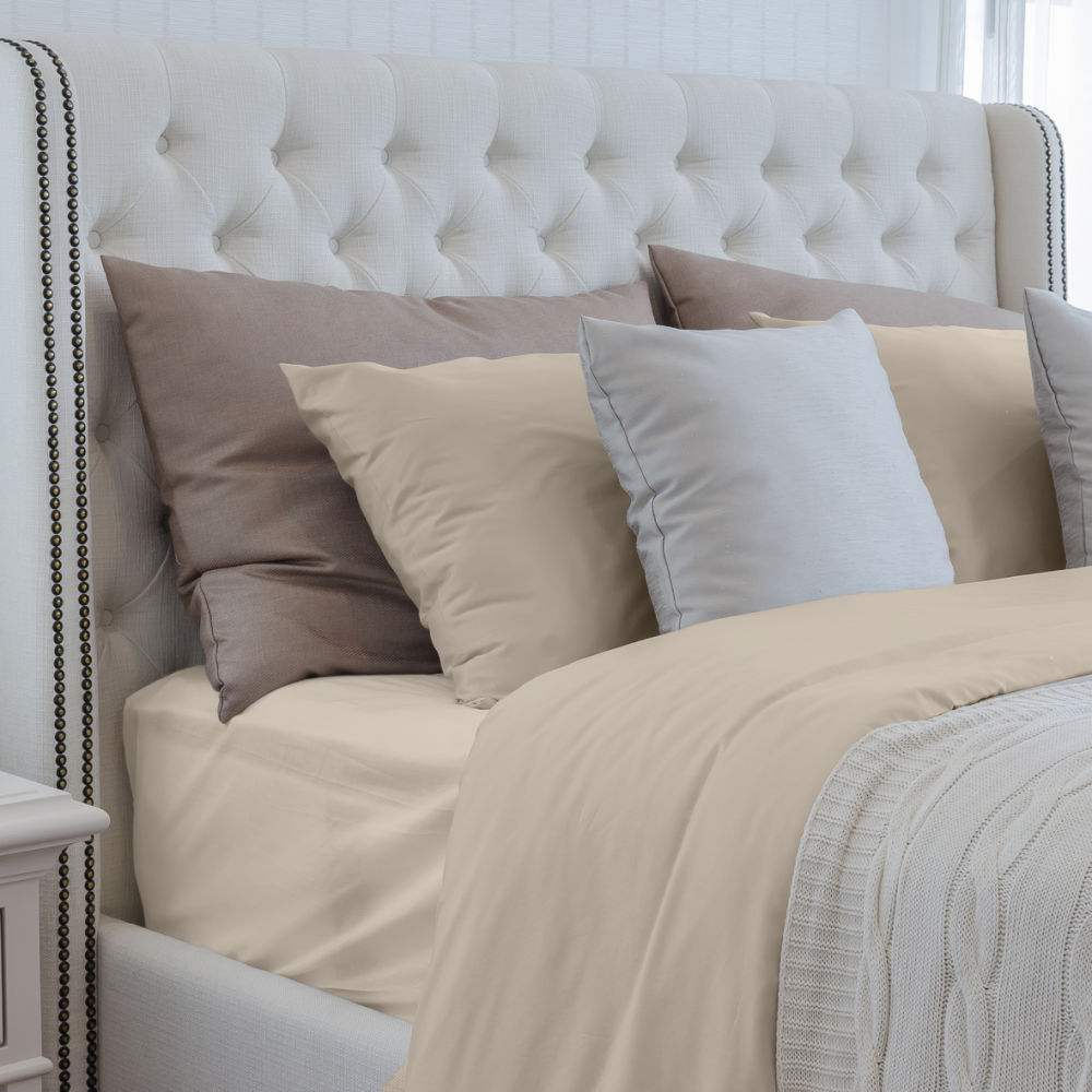 dropship Luxurious Viscose from 100% Bamboo 4-Piece Sheet Set, Oeko-TEX Certified, King - Linen