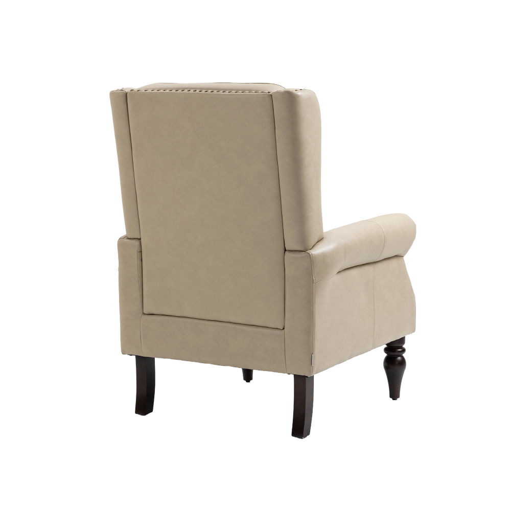 dropship COOLMORE Wood Frame Armchair, Modern Accent Chair Lounge Chair for Living Room