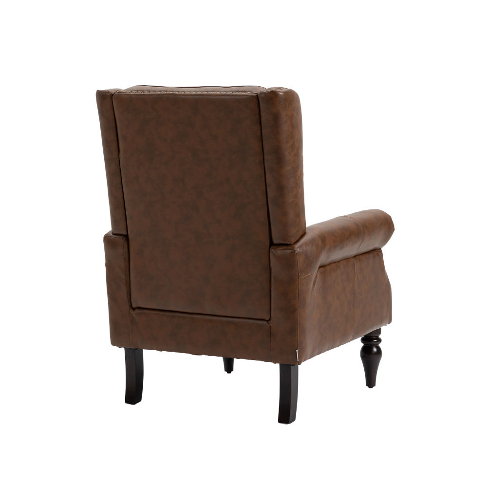 dropship COOLMORE Wood Frame Armchair, Modern Accent Chair Lounge Chair for Living Room