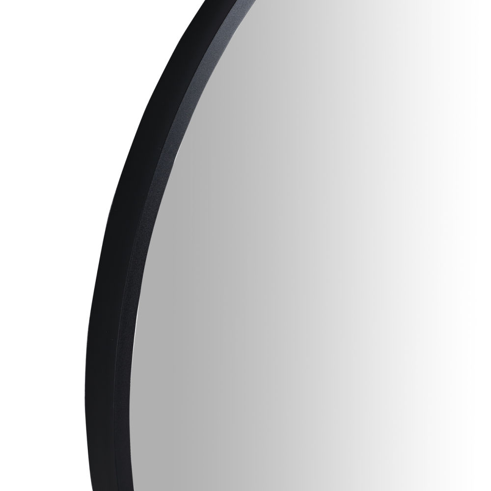 dropship 24" Large Round Black Circular Mirror