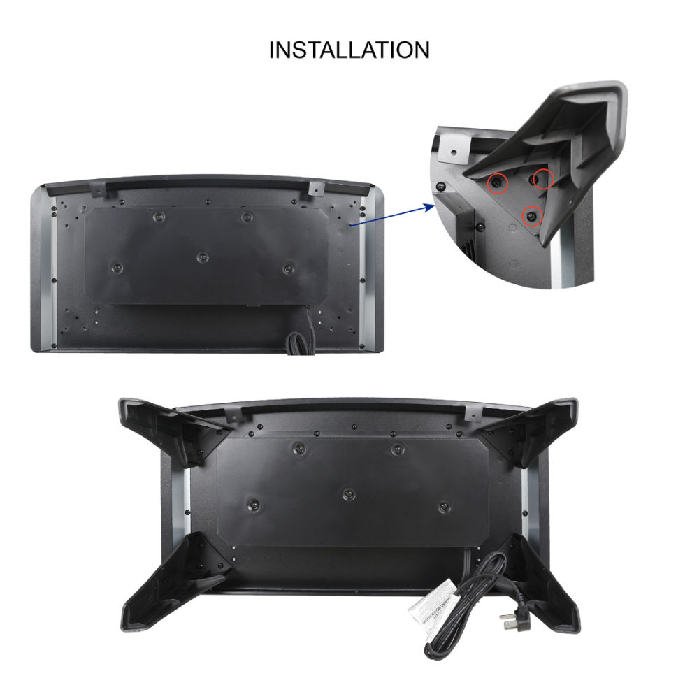 dropship 24 inch 3D Infrared Electric Stove with remote control