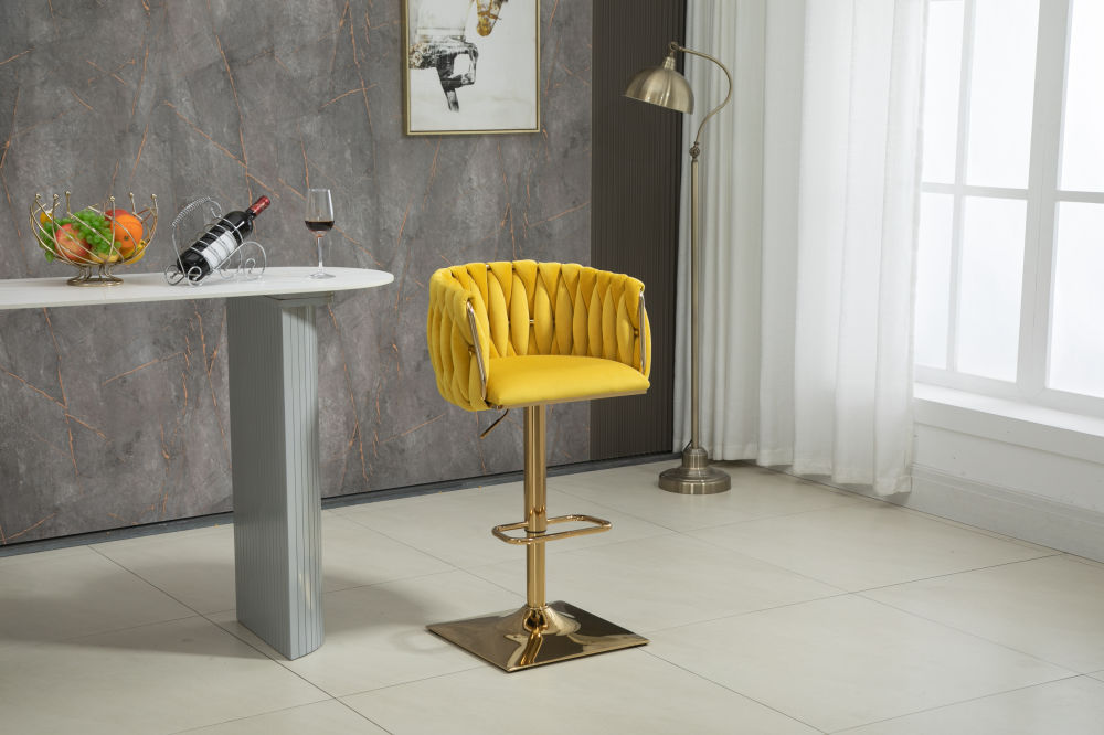 dropship COOLMORE Vintage Bar Stools with Back and Footrest Counter Height Dining Chairs 2PC/SET
