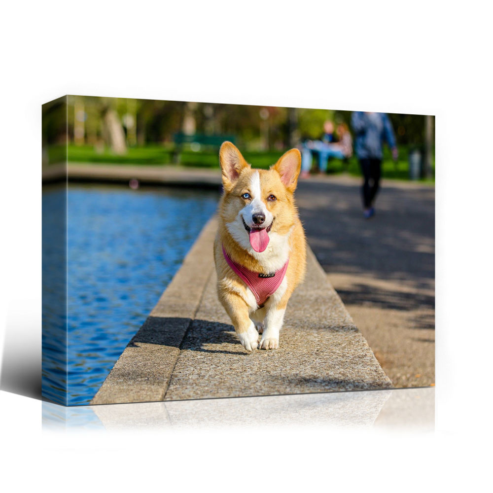 dropship Customize Canvas Prints with Your Photo Canvas Wall Art- Personalized Canvas Picture, Customized To Any Style, US Factory Drop Shipping,Gifts for Family, Wedding, Friends, Home Decoration,Pet/Animal