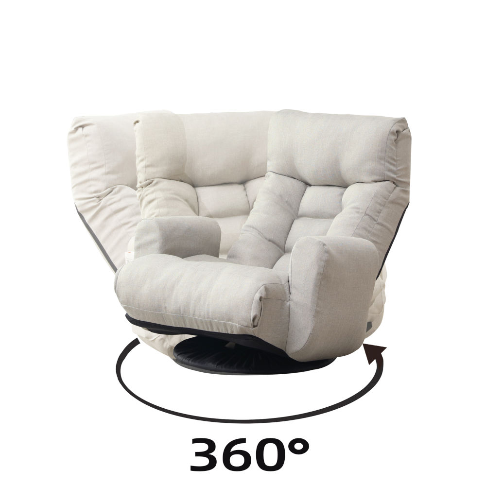 dropship Adjustable head and waist, game chair, lounge chair in the living room, 360 degree rotatable sofa chair,Rotatable seat Leisure Chair deck chair