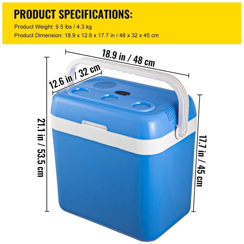 dropship Camping Travel & Picnics Portable Car Refrigerator Mini Fridge Freezer