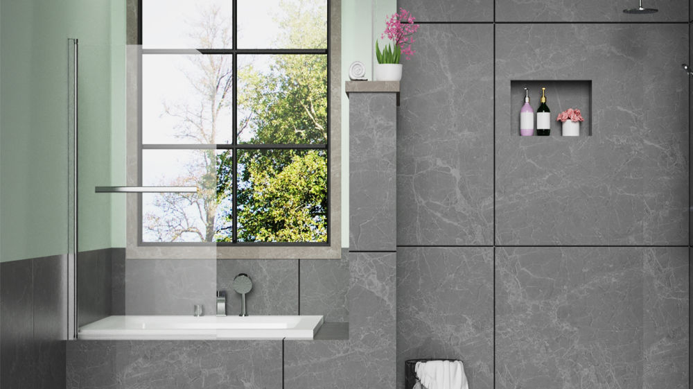 dropship Goodyo 31"X55" Bathtub Screen Framless Shower Door Tempered Glass Shower Panel