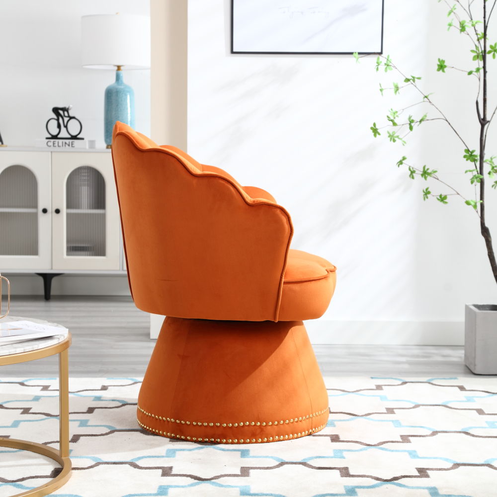 dropship COOLMORE Swivel Barrel Chair, Comfy Round Accent Sofa Chair for Living Room, 360 Degree Swivel Barrel Club Chair, Leisure Arm Chair for Nursery, Hotel, Bedroom, Office, Lounge