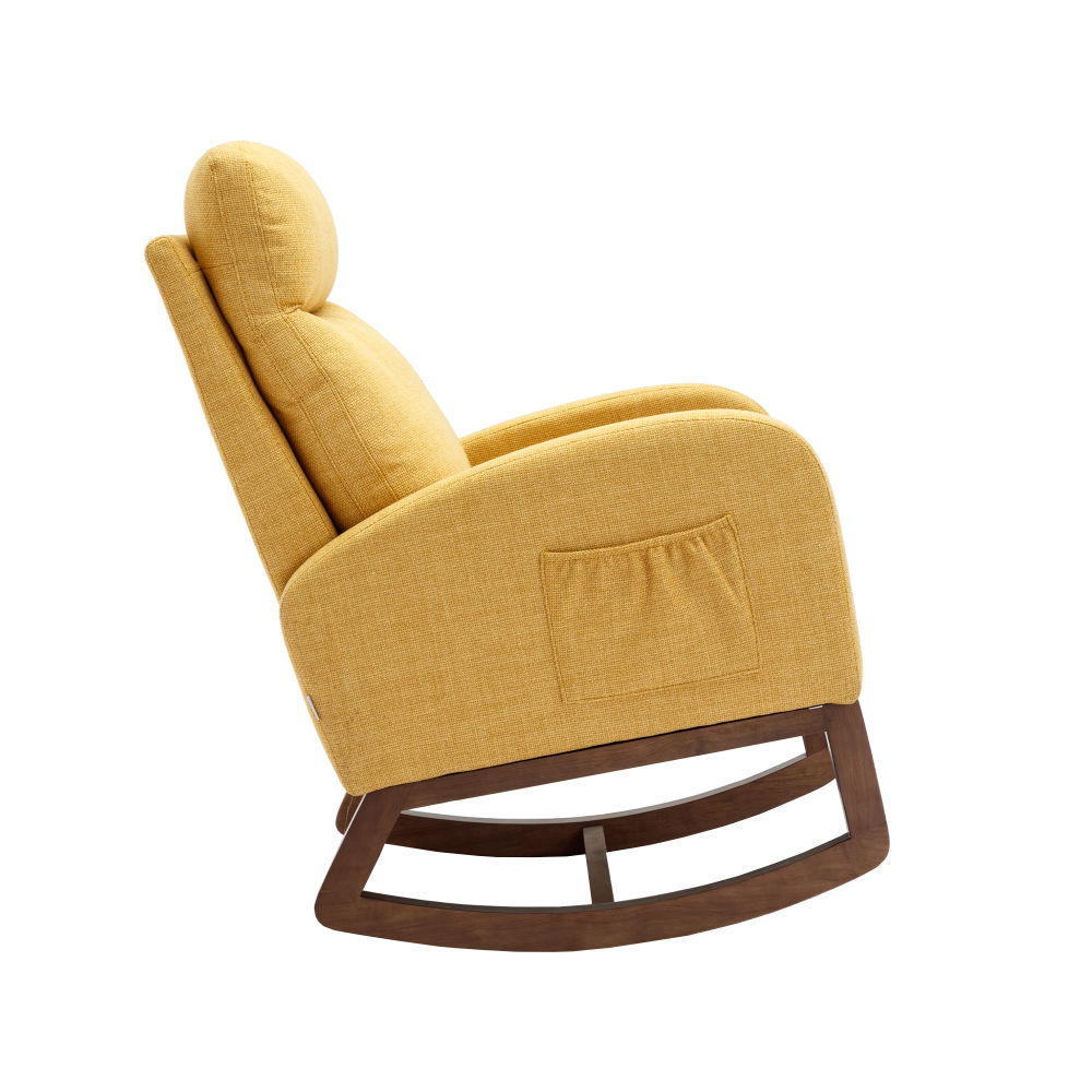 dropship COOLMORE living room Comfortable rocking chair living room chair