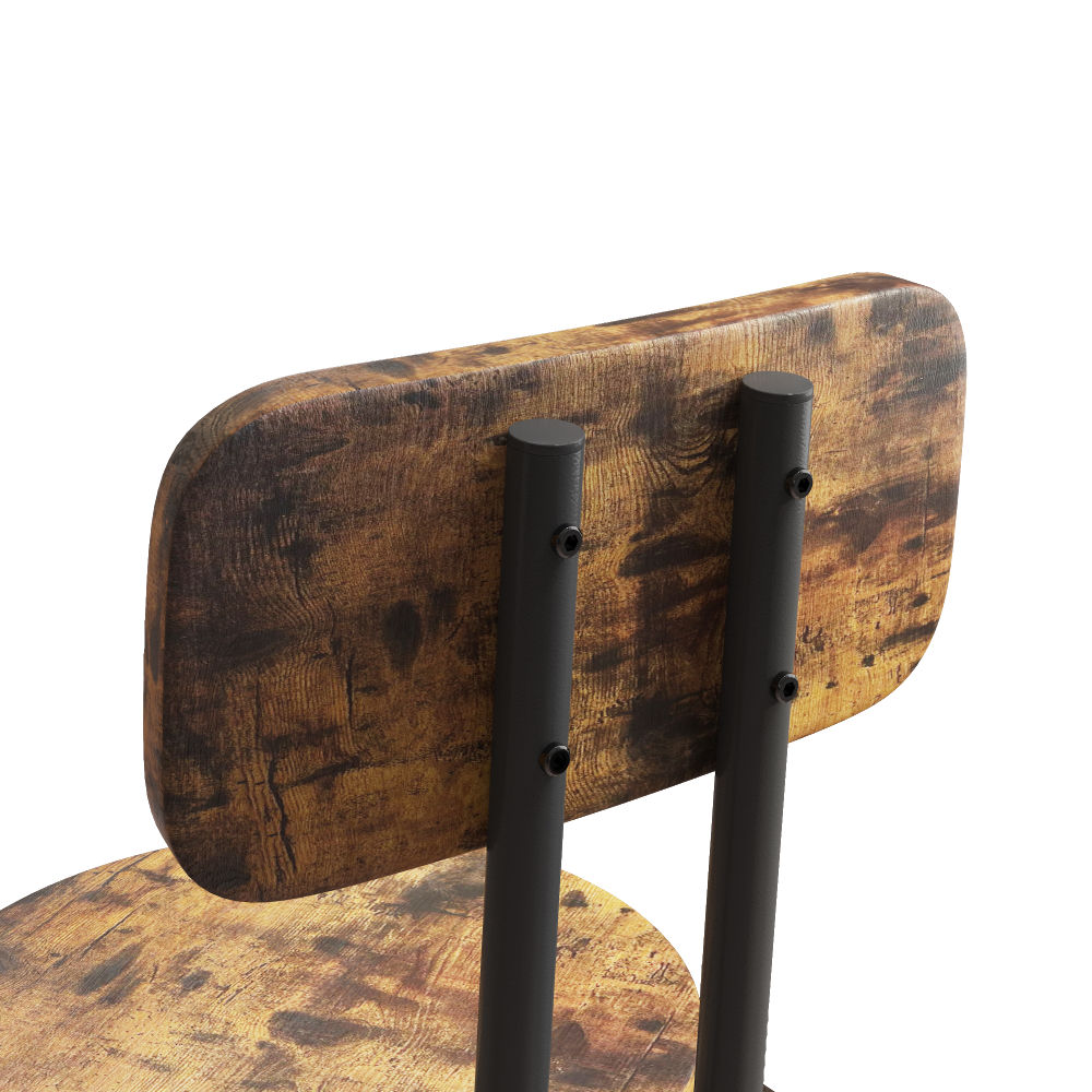 dropship Bar table, equipped with 2 bar stools , with backrest and partition